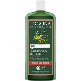 LOGONA  NATURKOSMETIK KLEURREFLEX SHAMPOO MET BIOLOGISCH HENNA-EXTRACT (250 ML)