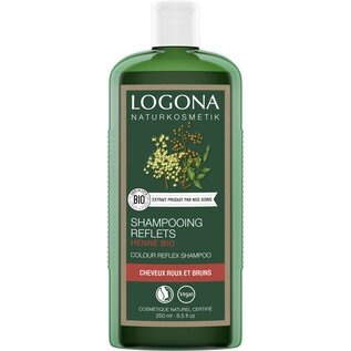 LOGONA  NATURKOSMETIK SHAMPOOING REFLETS À L'EXTRAIT DE HENNÉ BIO (250 ML)