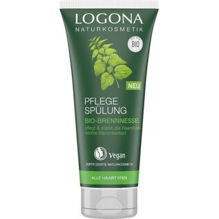 LOGONA  NATURKOSMETIK SOIN APRÈS-SHAMPOING BRILLANCE À L'ORTIE BIO (200 ML)