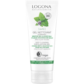 LOGONA  NATURKOSMETIK PURIFY GEL NETTOYANT GOMMANT (100 ML)