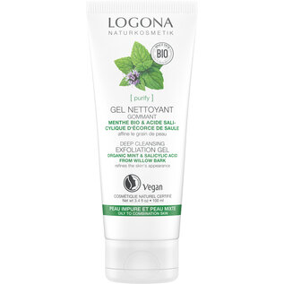 LOGONA  NATURKOSMETIK PURIFY GEL NETTOYANT GOMMANT (100 ML)