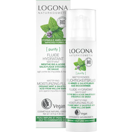 LOGONA  NATURKOSMETIK PURIFY FLUIDE HYDRATANT MATIFIANT (30 ML)