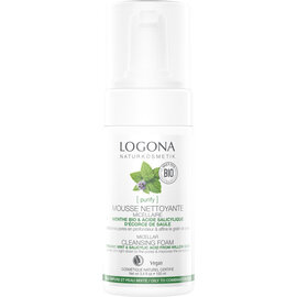 LOGONA  NATURKOSMETIK PURIFY MOUSSE NETTOYANTE MICELLAIRE (100 ML)