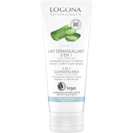 LOGONA  NATURKOSMETIK LAIT DÉMAQUILLANT CLASSIC 3 EN 1 (100 ML)