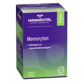 MANNAVITAL NATURAL PRODUCTS MEMORYTON MÉMOIRE ET CONCENTRATION (60 V-CAPS)