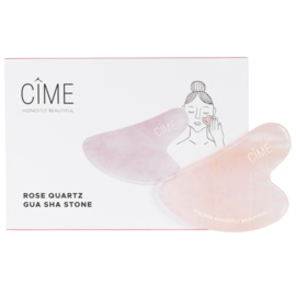 CÎME GUA SHA STONE - ROSE QUARTZ