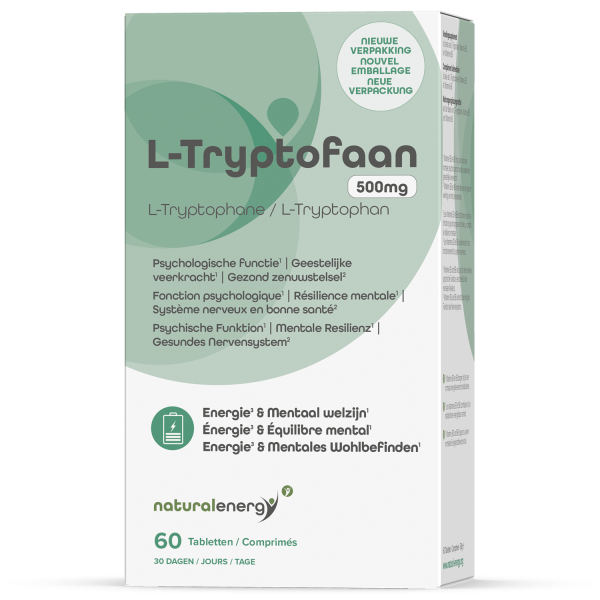 NATURAL ENERGY - CERES L-TRYPTOFAAN 500 MG (60 TABLETTEN)