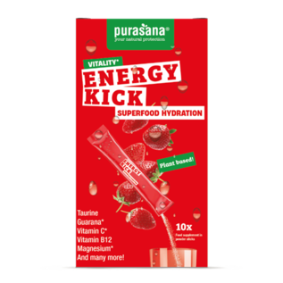 PURASANA NATURAL PROTECTION ENERGY KICK POUDRE SUPERFOOD HYDRATION (10 x 4,5 G)