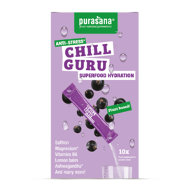 PURASANA NATURAL PROTECTION CHILL GURU POEDER SUPERFOOD HYDRATION (10 x 4,5 G)