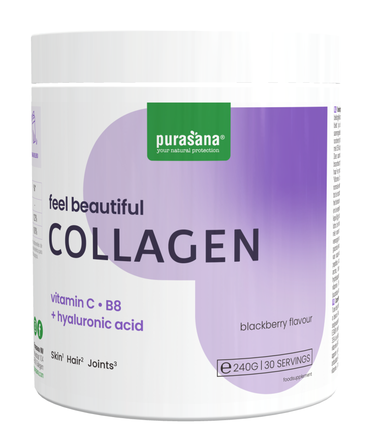 PURASANA NATURAL PROTECTION FEEL BEAUTIFUL COLLAGEENPOEDER BRAAMBES (240 G)