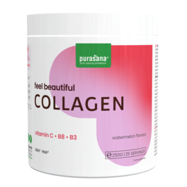 PURASANA NATURAL PROTECTION FEEL BEAUTIFUL POUDRE DE COLLAGÈNE PASTÈQUE (250 G)