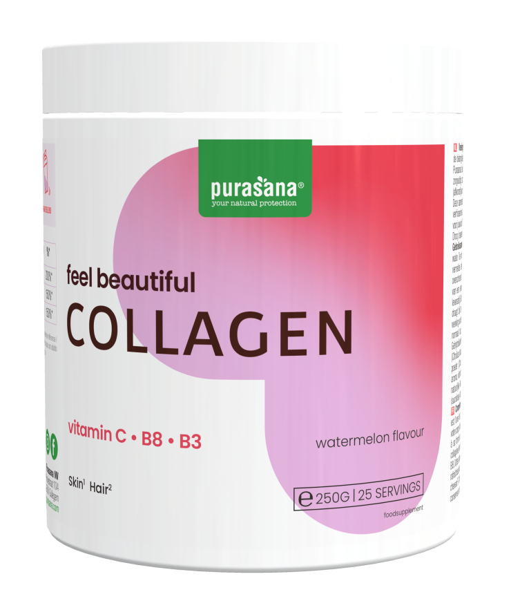 PURASANA NATURAL PROTECTION BEAUTY COLLAGEEN POEDER WATERMELOEN (250 G)