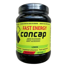 CONCAP SPORT  CONCAP FAST ENERGY BOISSON DE SPORT ÉNERGISANTE EN POUDRE AVEC L-CITRULLINE LEMON (800 G)