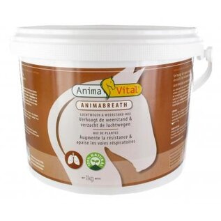ANIMAVITAL HORSES  ANIMABREATH - LUCHTWEGEN & WEERSTAND (1 KG)