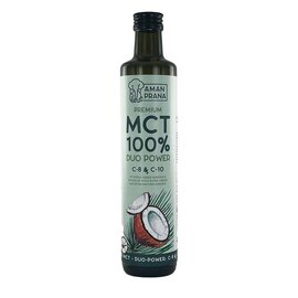 AMANPRANA PREMIUM 100 % MCT HUILE DUO POWER C-8 & C-10 (500 ML)