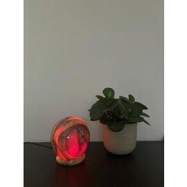 HIMALAYA LAMPS HIMALAYA ONYX LAMP FULL MOON - ROOD