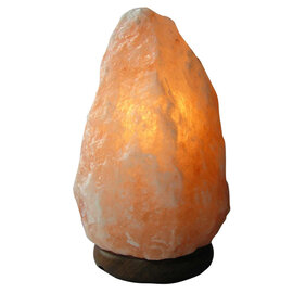 HIMALAYA LAMPS HIMALAYA ZOUTLAMP ROSE (HOUTEN VOET)  (3-4 KG)