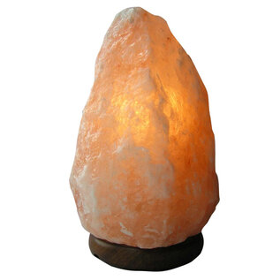 HIMALAYA LAMPS HIMALAYA ZOUTLAMP ROSE (HOUTEN VOET) (2-3 KG)