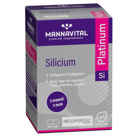 MANNAVITAL NATURAL PRODUCTS SILICIUM PLATINUM (90 V-CAPS)