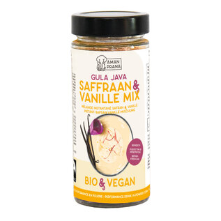 AMANPRANA GULA JAVA INSTANT SAFFRAAN & VANILLE MIX (230 G)