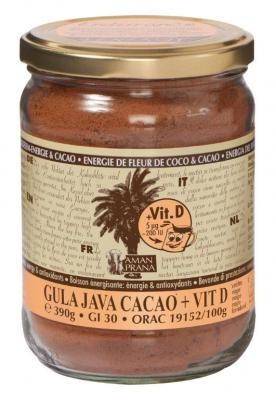 AMANPRANA GULA JAVA CACAO MET VITAMINE D (390 G)