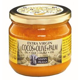 AMANPRANA HUILE EXTRA VIERGE COCOS + OLIVE + PALM (325 ML)