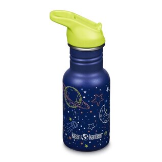 KLEAN KANTEEN KINDER DRINKFLES CLASSIC NARROW MET FLIP/SPORTDOP - MILKY WAY (355  ML)