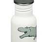 KLEAN KANTEEN KINDER DRINKFLES CLASSIC NARROW MET FLIP/SPORTDOP - DINO SKATE (355  ML)