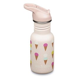 KLEAN KANTEEN KINDER DRINKFLES CLASSIC NARROW MET FLIP/SPORTDOP - ICE CREAM (355  ML)
