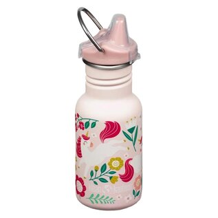KLEAN KANTEEN GOURDE ENFANTS CLASSIC NARROW BOUCHON FLIP/SPORT -UNICORN (355 ML)