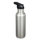 KLEAN KANTEEN DRINKFLES CLASSIC MET FLIP/SPORTDOP - BRUSHED STAINLESS (800 ML)