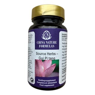 CHINA NATURE FORMULAS GUI PI TANG - SOURCE (100 TABLETTEN)