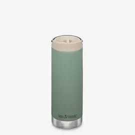KLEAN KANTEEN ISOLATIEFLES TKWIDE MET KOFFIEDOP - SEA SPRAY (473 ML)