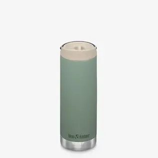 KLEAN KANTEEN ISOLATIEFLES TKWIDE MET KOFFIEDOP - SEA SPRAY (473 ML)