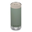 KLEAN KANTEEN ISOLATIEFLES TKWIDE MET KOFFIEDOP - SEA SPRAY (355 ML)