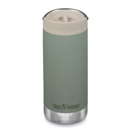 KLEAN KANTEEN ISOLATIEFLES TKWIDE MET KOFFIEDOP - SEA SPRAY (355 ML)