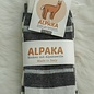 GREVEL SOCKS CHAUSSETTES EN ALPAGA RAYÉES DUOPACK GRIS ANTHRACITE/ÉCRU  (TAILLE 43/46)