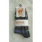 GREVEL SOCKS 2-PACK ALPAKA SOKKEN GESTREEPT JEANS/GRIJS (MAAT 35/38)