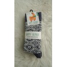 GREVEL SOCKS 2-PACK ALPAKA SOKKEN JACQUARD MARINE/ZWART (MAAT 39/42)