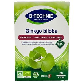 B-TECHNIE GINKGO BILOBA BIO (20 AMPOULES)
