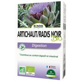B-TECHNIE ARTICHAUT/RADIS NOIR BIO (20 AMPOULES)