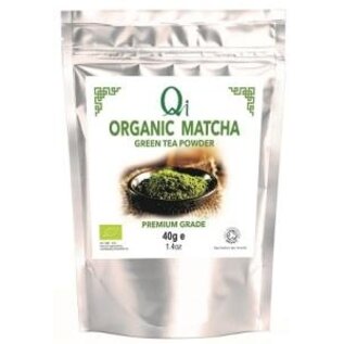 QI HERBAL HEALTH MATCHA THÉ VERT POUDRE BIO (40 G)