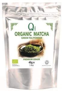 QI HERBAL HEALTH MATCHA GROENE THEE POEDER BIO (40 G)