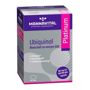 MANNAVITAL NATURAL PRODUCTS UBIQUINOL Q10 PLATINUM (60 CAPS)