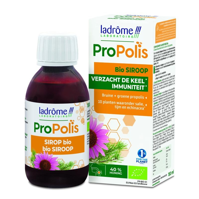 LADRÔME LABORATOIRE PROPOLIS KRUIDENBORSTSIROOP + HONING (150 ML)