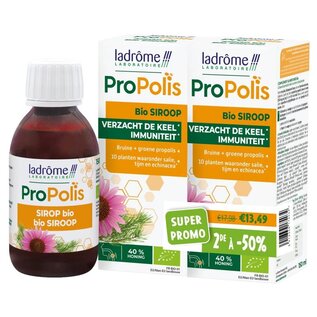 LADRÔME LABORATOIRE DUOPACK -  PROPOLIS  KRUIDENBORSTSIROOP + HONING (2 x 150 ML)