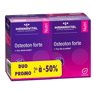 MANNAVITAL NATURAL PRODUCTS DUOPACK - OSTEOTON FORTE (2 X 60 TABLETTEN)