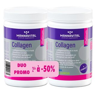 MANNAVITAL NATURAL PRODUCTS DUOPACK - COLLAGEN PLATINUM  (2 X 305 G)