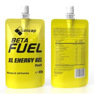 CONCAP SPORT  CONCAP ENERGY GEL PEACH - BETA FUEL XL  (80 G)