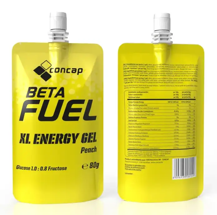 CONCAP SPORT CONCAP ENERGY GEL PEACH - BETA FUEL XL (80 G)